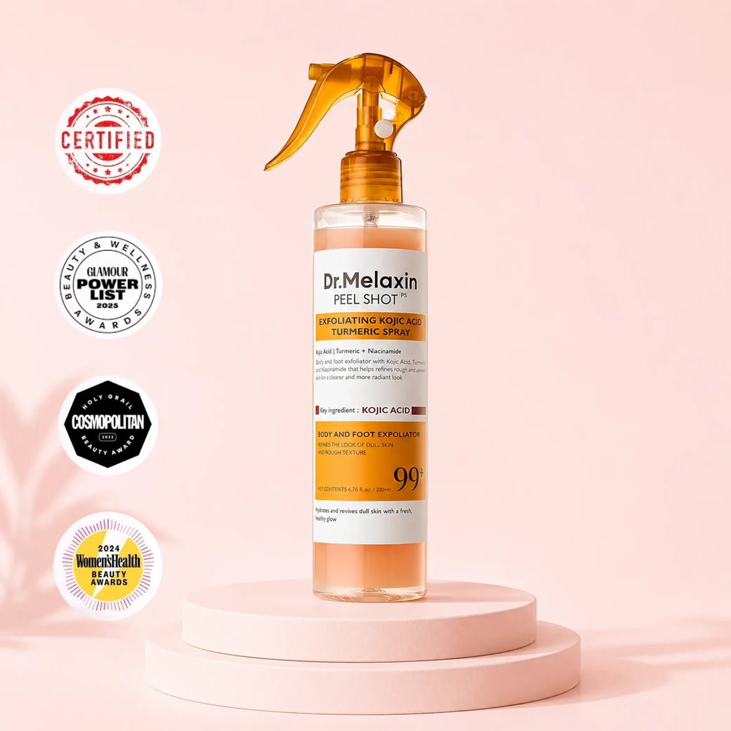 Dr. Melaxin Peel Shot : Brightening Body Spray in Seconds, Not Sessions