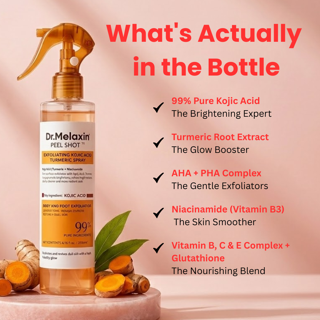 Dr. Melaxin Peel Shot : Brightening Body Spray in Seconds, Not Sessions