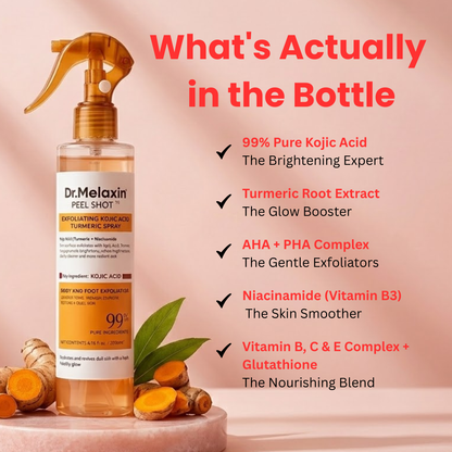 Dr. Melaxin Peel Shot : Brightening Body Spray in Seconds, Not Sessions
